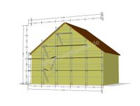 Giebelgerüst 12,85x10,5m Baugerüst Fassadengerüst Gerüst Giebel Baden-Württemberg - Murrhardt Vorschau