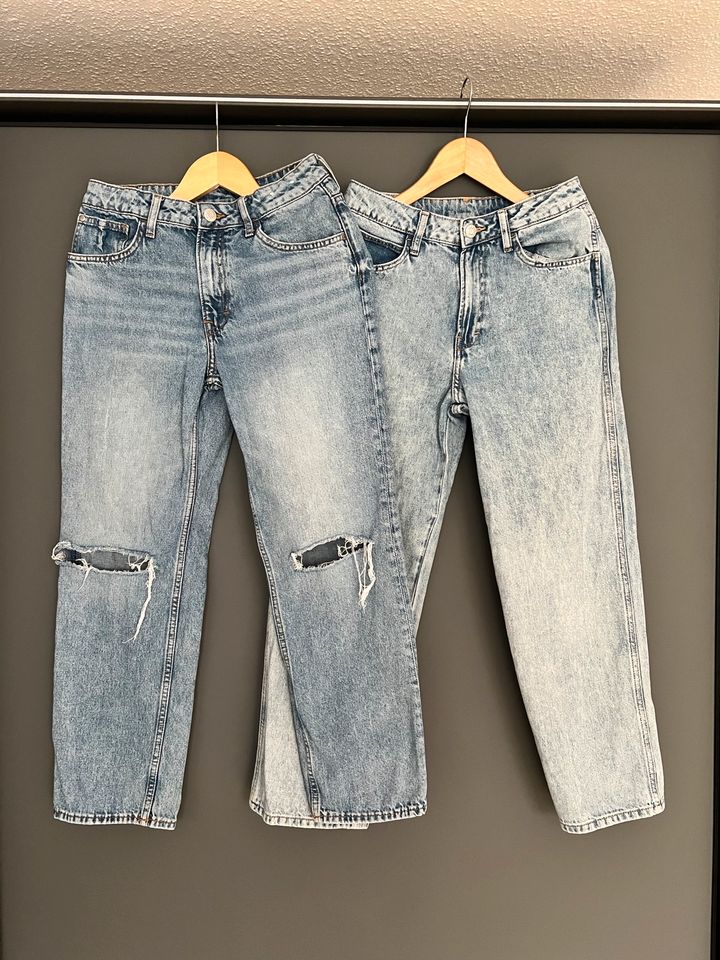 **H&M**Loose Fit Jeans,destroyed,Gr.158 in Velbert