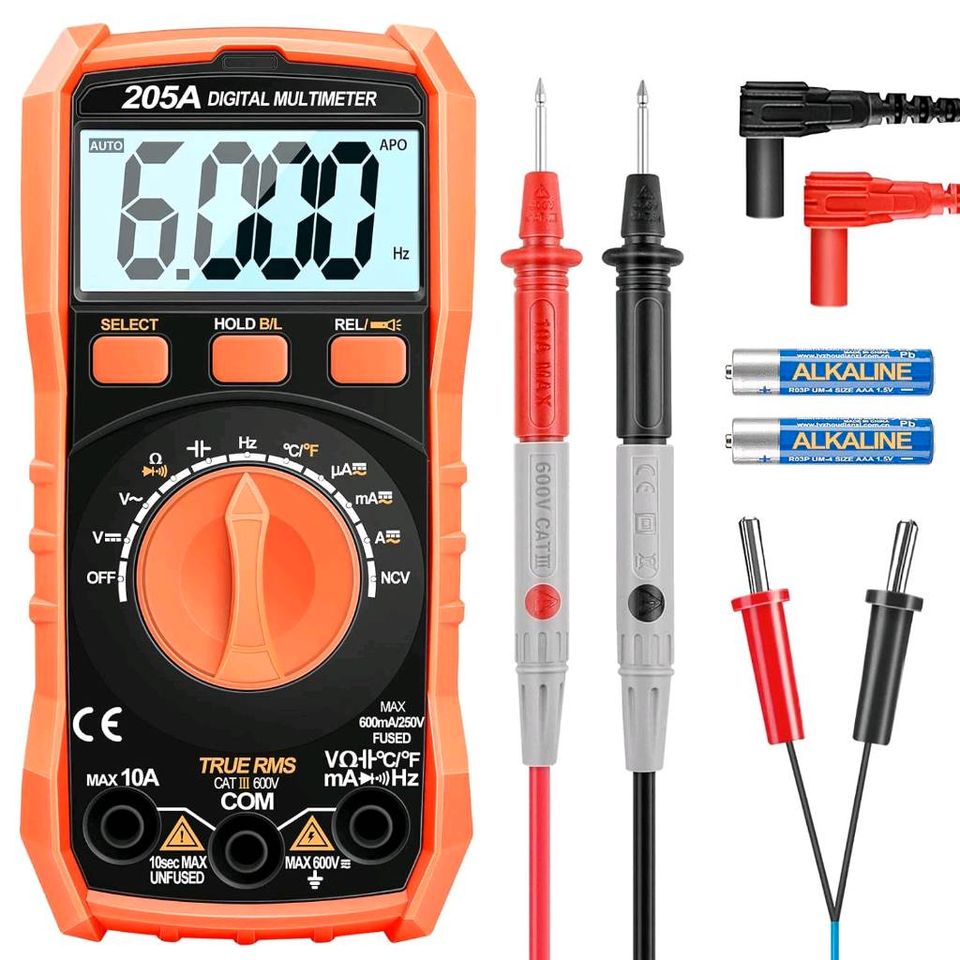 Digital Multimeter True-RMS Auto-Range, NCV Voltmeter in Burgau