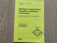 Sachbuch Beiträge zur psychischen Regulation sportlicher Handlung Wandsbek - Hamburg Sasel Vorschau