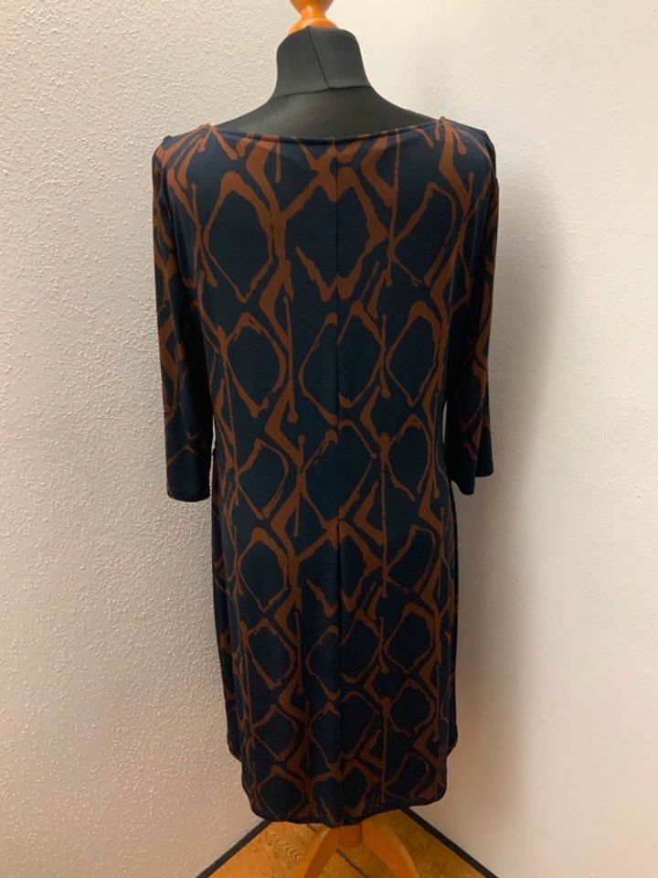 Vera Mont robelegere Kleid braun blau Größe 44 NEU in Ingolstadt