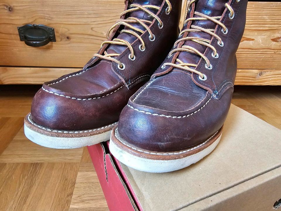 Red Wing 8138 Größe 42 US 9 moc toe kein iron ranger oil slick in Schöneck