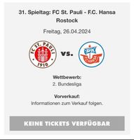 Pauli gegen Hansa 1 Ticket Niedersachsen - Harsefeld Vorschau
