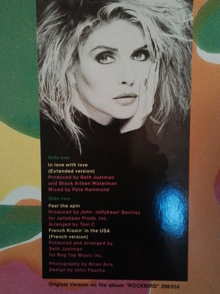 Debbie Harry In Love with Love Vinyl Maxi Single Schallplatte in Castrop-Rauxel