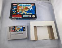 SNES Super Nintendo Spiel Die Schlümpfe mit OVP Verpackung Inlay Baden-Württemberg - Villingen-Schwenningen Vorschau