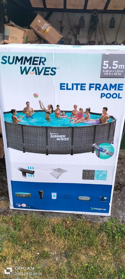 Summer Waves Elite Frame Pool 5,49m x 1,22m Swimmingpool in Berlin