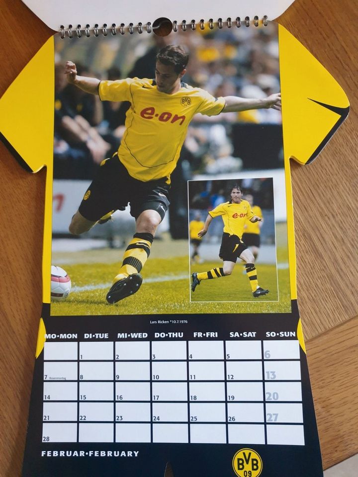 Borussia Dortmund Trikot Kalender 2005 in Werne