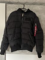 Alpha Industries MA-1 ZH Back Print Puffer FD Herren Jacke Gr. L Hessen - Zierenberg Vorschau