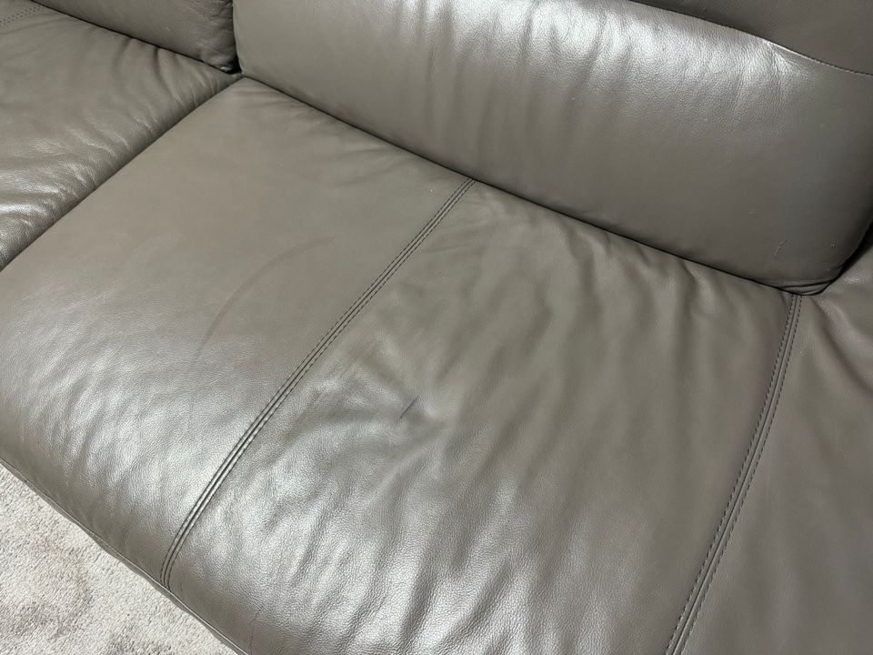 verkaufe mein hochwertiges echtleder Sofa von Ikea in der Farbe g in Emsdetten