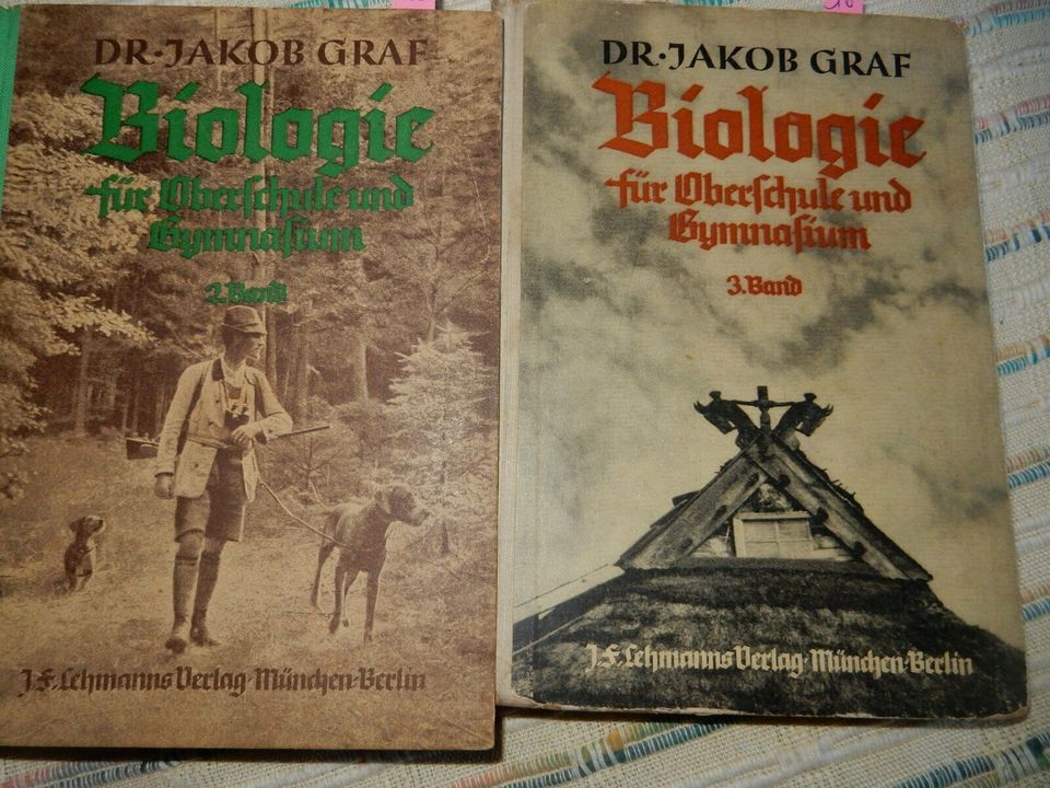 2 Antiquarische Bücher Thema Biologie in Olching