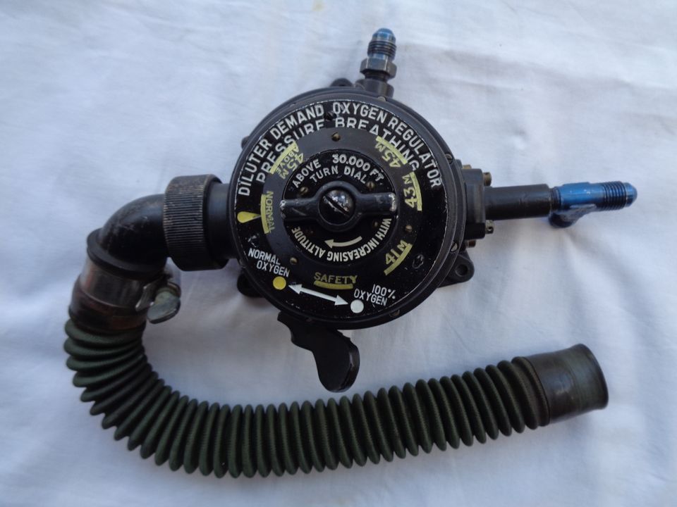 Flugzeuginstrument USAF Oxygen Regulator A14, 1958, s.g. Zust. in Weßling