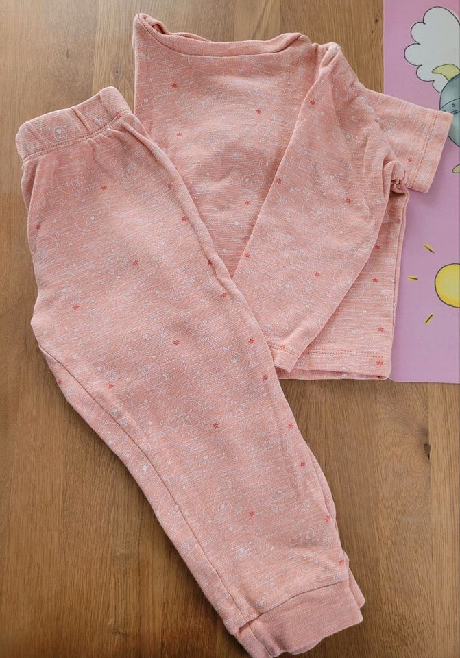 DIMO Baby Kleinkind Pyjama 98 Schlafanzug Langarm Bio Baumwolle in Hirschaid