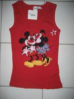 Top mit Micky und Minnie Mouse / rot / Gr. 36/38 / neu Niedersachsen - Lemwerder Vorschau
