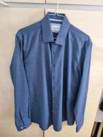 Calvin Klein Herren Hemd dunkelblau Gr 42 16,5 slim fit Hessen - Hanau Vorschau
