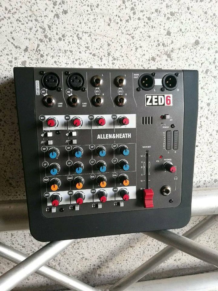 Allen & Heath Zed 6 Mischpult Mixer zu vermieten in Borgentreich