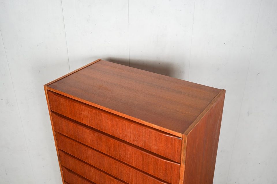 Teak Kommode Tallboy Retro Dänisch Vintage 60er Mid Century in Hamburg