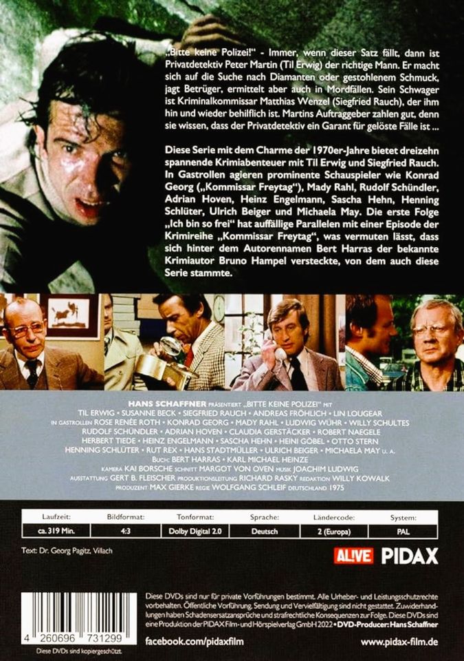 Bitte keine Polizei DVD Serie BRD 1975 Pidax ,,Neu! in Kempten