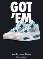 Jordan 4 Retro Military Blue Größe 44 München - Laim Vorschau