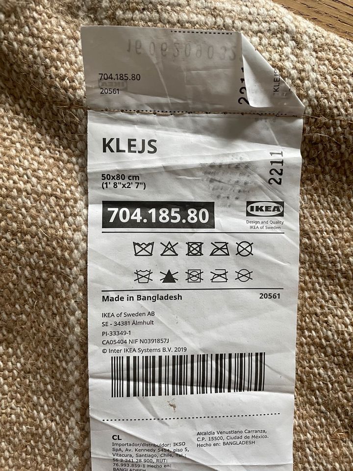 Ikea Klejs Teppich 50x80cm *wie neu* in Lahnstein