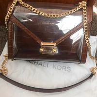 Michael Kors Whitney Tasche, Leder Schultertasche transparent Nordrhein-Westfalen - Dormagen Vorschau