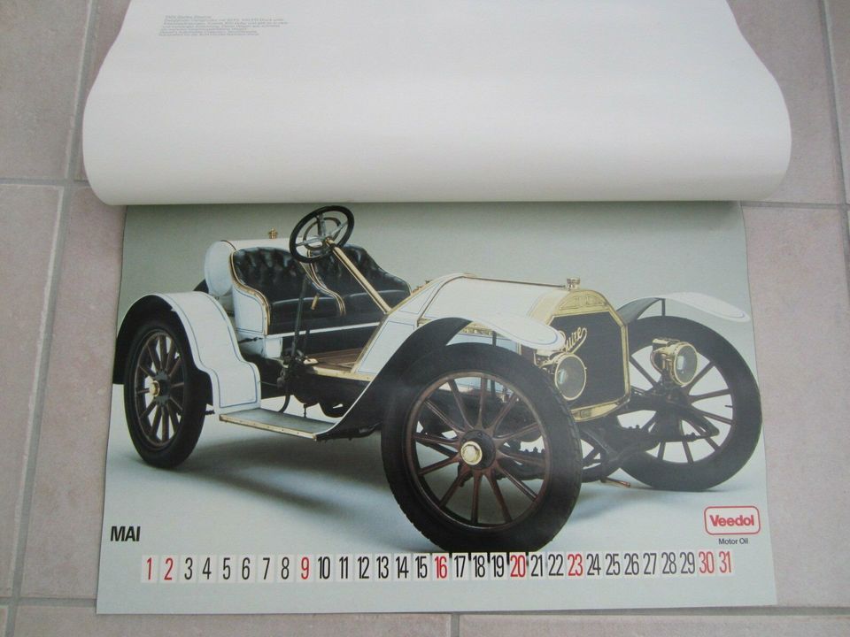 VEEDOL  *  OLDTIMER KALENDER  *  1982 in Henstedt-Ulzburg