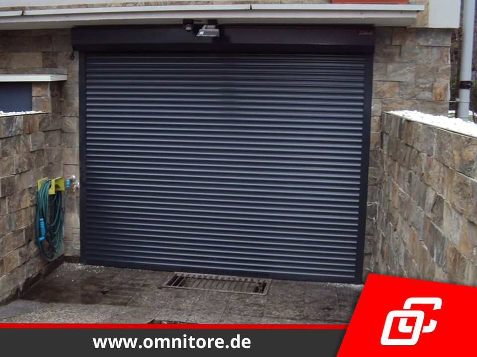 Garagenrollo Rollabdeckung KOSTENLOSE VERSAND Rolltor aus Polen Garagentor 2500 x 3500 mm mit Garagentoantrieb Motor MINI 55 Tor nach Maß GARAGENTOR KONFIGURATOR in Görlitz