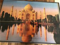 Puzzle 2000 Teile Taj Mahal, Wasserspiegelung, gern mit Rahmen Hessen - Grebenau Vorschau