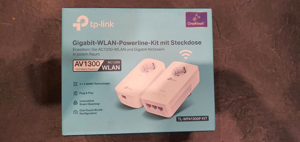 TP-LINK TL-WPA1300P AV1300-AC1200-Gigabit Powerline Kit 1200 Mbit in Celle