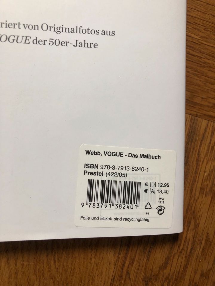 Malbuch Vogue neu! in Fürth