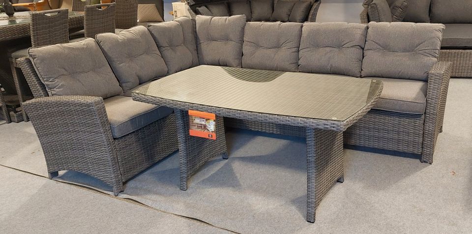 Ecklounge Gartenlounge Polyrattan statt 999€ in Gnarrenburg