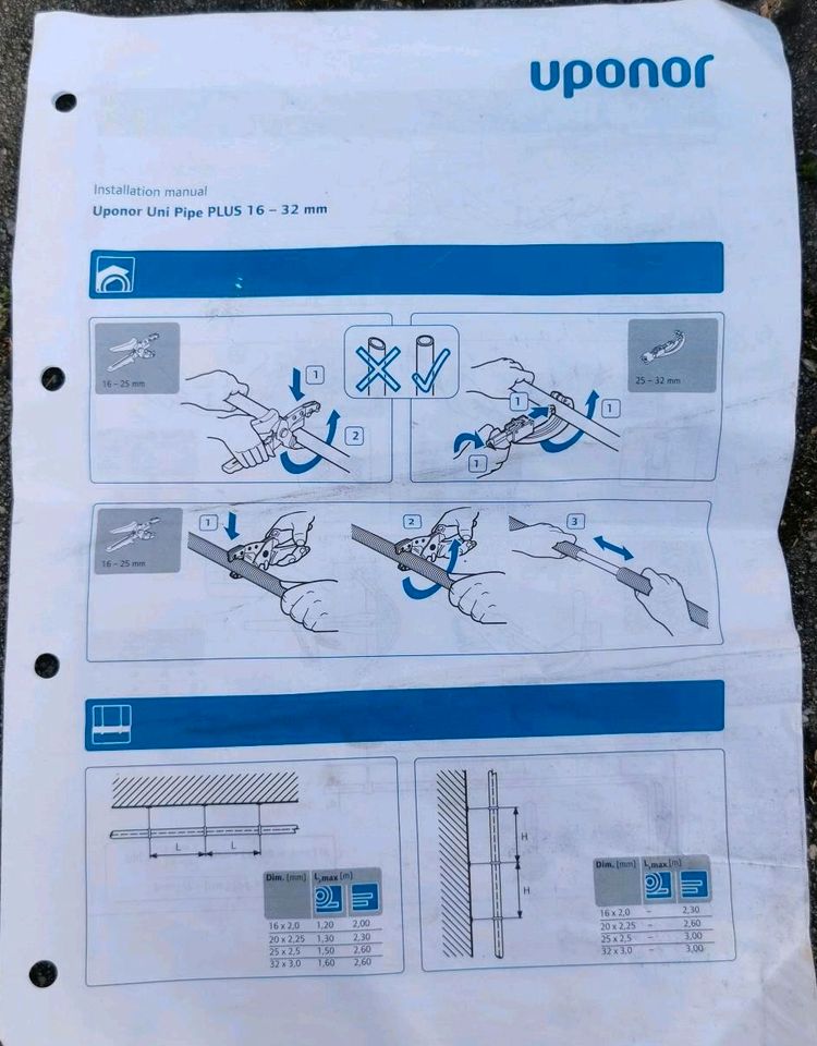 76m Uponor Verbundrohr 16mm in Ahrensfelde