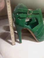 High Heels 12 cm grün Lack Plateau Jennika Peeptoe Bayern - Schweinfurt Vorschau