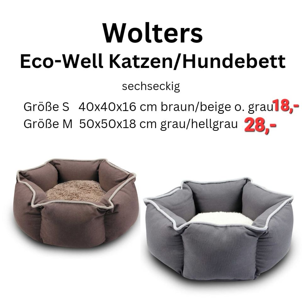 NEU im DOMO-Outlet: Hundebetten & Katzenbetten v. WOLTERS in Augustdorf