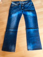 Jeans, blau, Größe 40, viele Details Rheinland-Pfalz - Vettelschoß Vorschau