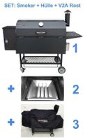 Kombi: Pelletsmoker L + Cover + V2A Rost (Profi Pelletgrill Smoke Bayern - Weiden (Oberpfalz) Vorschau