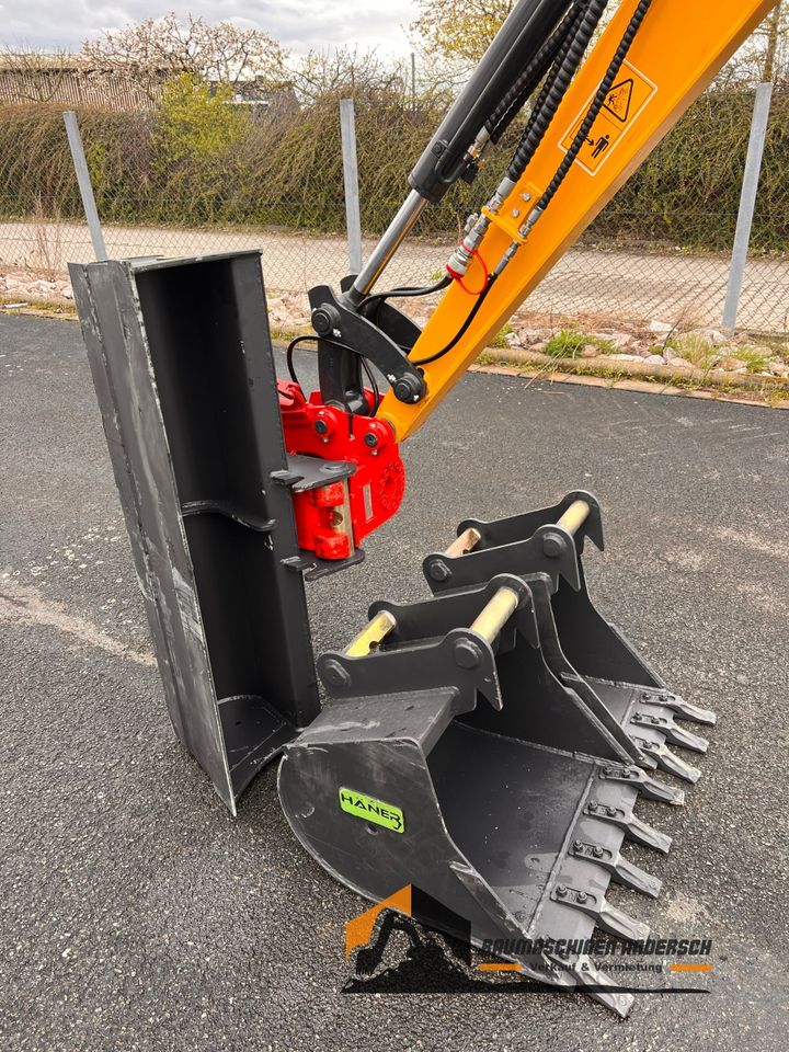 Vermietung Minibagger Bagger LiuGong 9027F 2,7 T  Mieten in Zwickau