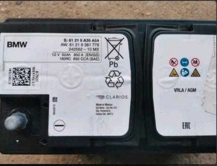 BMW AGM Batterie Starterbatterie Autobatterie 12V 92 Ah !! NEU !! in Regensburg