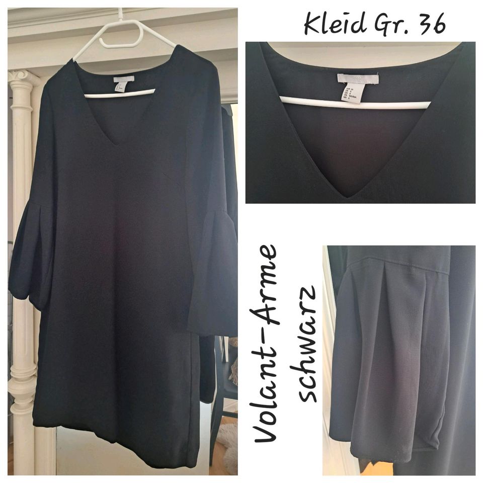 H&M Kleid, schwarz, Gr. 36 in Landau in der Pfalz