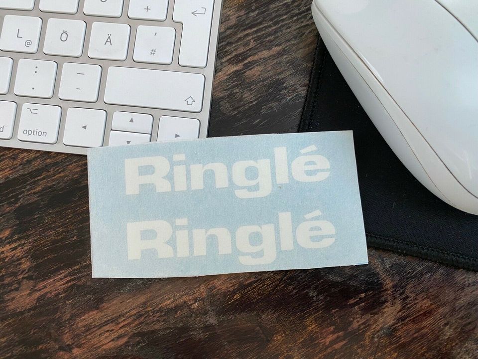 Ringle Decal Sticker Aufkleber Zooka Vorbau kult MTB Weiss Ringlé in Wunstorf