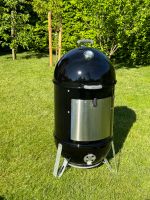 Weber Smokey Mountain 57cm + Räuchereinsatz, Edelstahltür, Haube Niedersachsen - Steinkirchen Vorschau