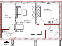 2 Zimmer Wohnung mit Terrasse und EBK zu vermieten Niedersachsen - Apen Vorschau