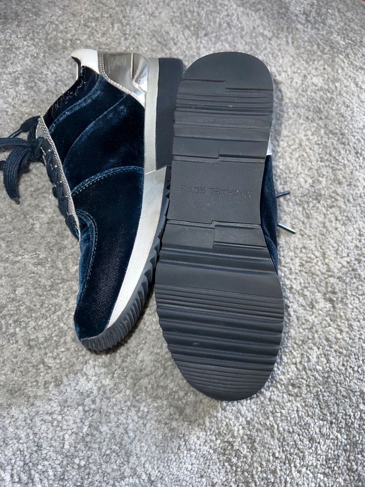 Sneaker Schuhe Michael Kors blau samt Gr. 38 ❤️ in Ahlen