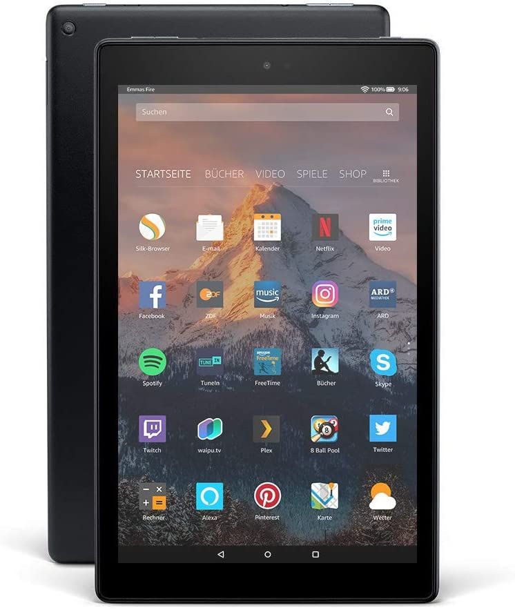 Amazon Fire HD 10-Tablet, 1080p Full HD-Display, 32 GB, Schwarz in Oberhausen