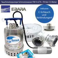 Ebara Optima M Tauchpumpe + C-Schlauch Schmutzwasserpumpe Sachsen-Anhalt - Bitterfeld Vorschau