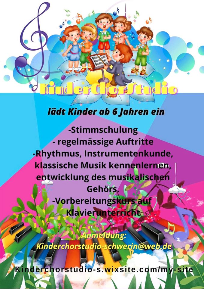 Klavierunterricht Gruppe für Kinder in Schwerin