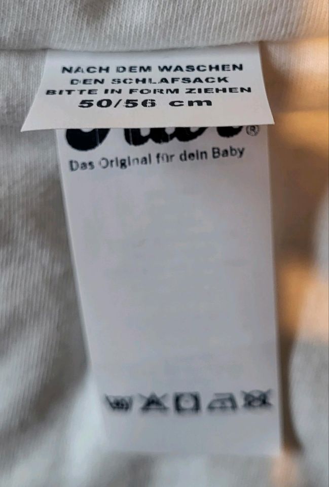 Schlafsack Baby Alvi Waffelpiqué grau 50/56 cm neu in Hörden am Harz