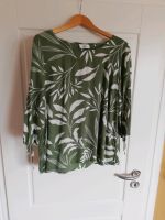 Bluse Damenbluse Shirt Schlupfbluse Grün Blätter 40/42 Nordrhein-Westfalen - Rhede Vorschau