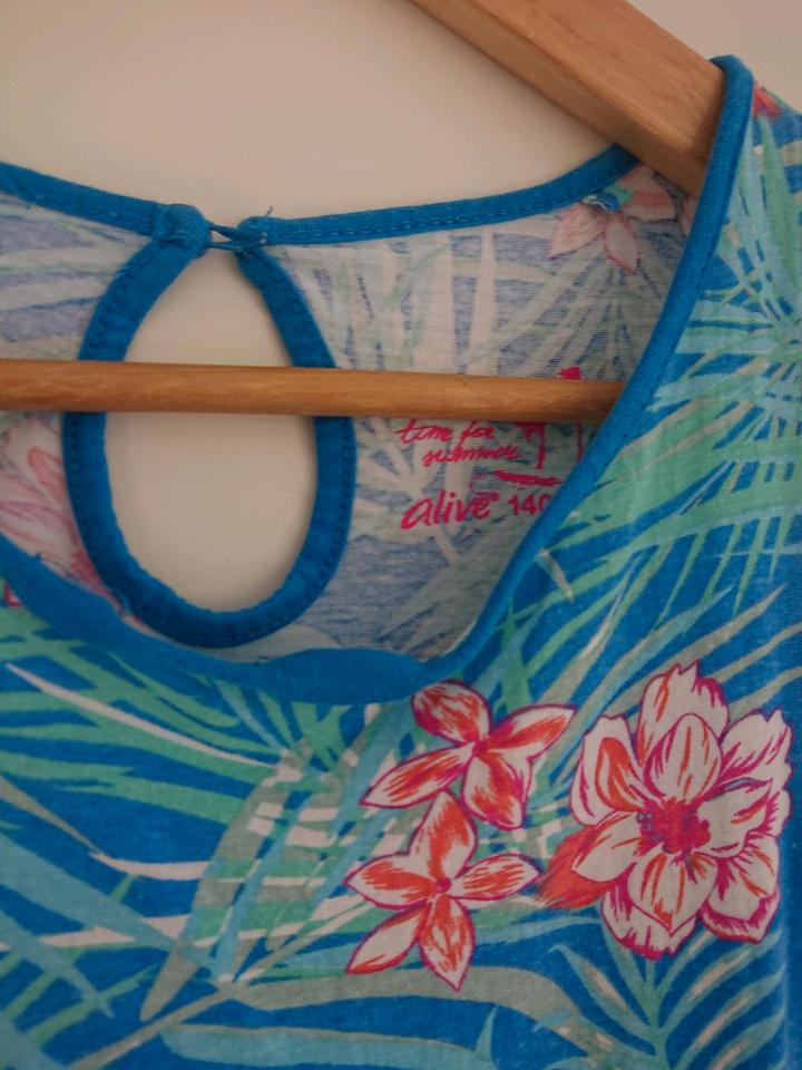 Jumpsuit Gr. 140 alive blau gemustert kurz Sommer Strand in München
