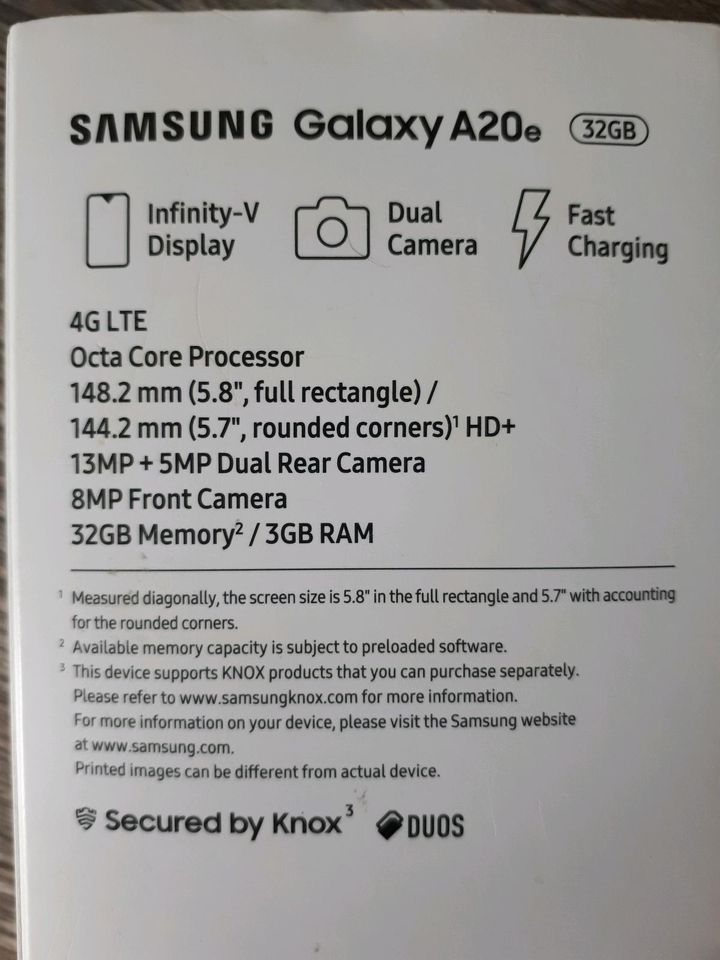 Samsung A20 e - 32 GB plus SD 32 GB in Ritterhude
