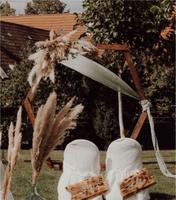 Traubogen / Fotobox 6-Eck Holz / Hochzeit Verleih Bayern - Hirschaid Vorschau
